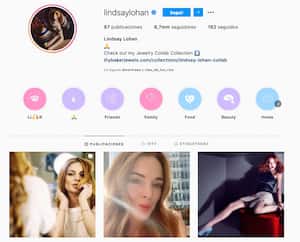 Lindsay Lohan And Her Photoshopped Instagram Pic